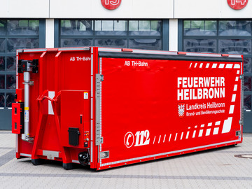 AB TH-Bahn Abrollbehälter Technischehilfe Bahn AB TH-Bahn Abrollbehälter Technischehilfe Bahn